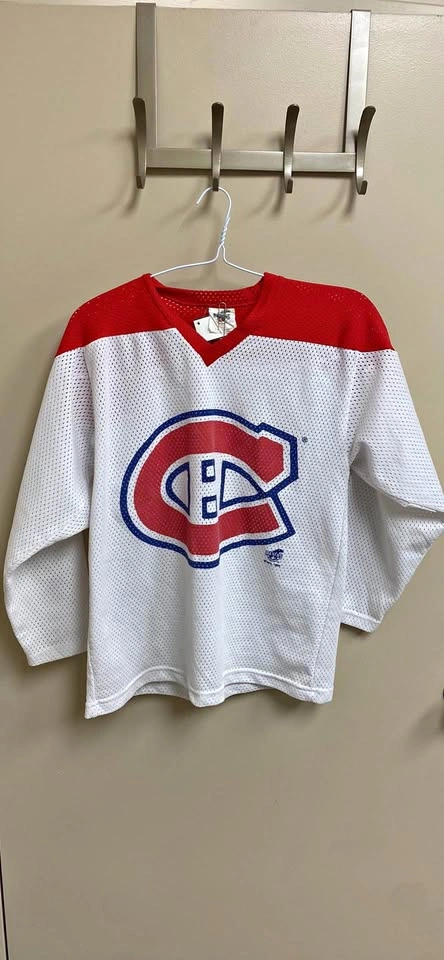 Vintage Ravens Athletics Montreal Canadiens Jersey Youth Large