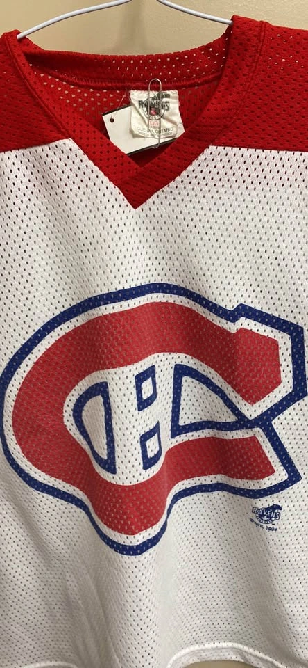 Vintage Ravens Athletics Montreal Canadiens Jersey Youth Large - photo 2