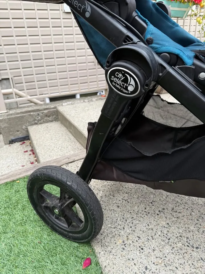 City Select Double Stroller by Baby Jogger in teal image indicator(6)