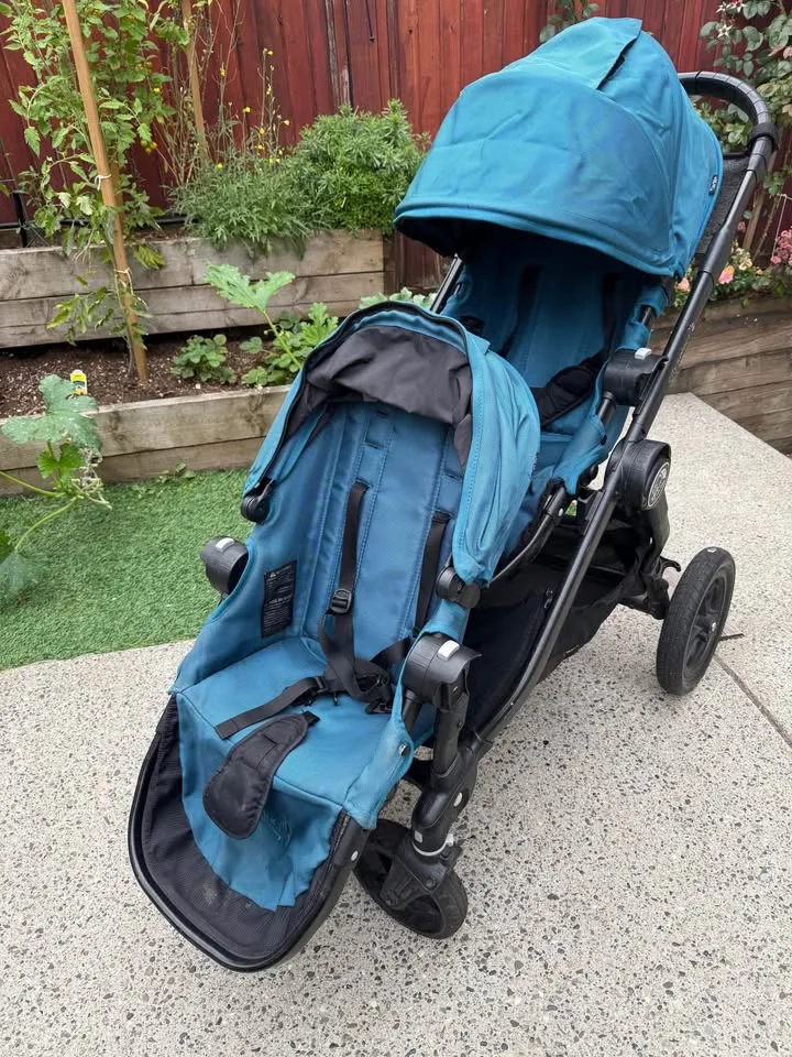 City Select Double Stroller by Baby Jogger in teal image indicator(8)