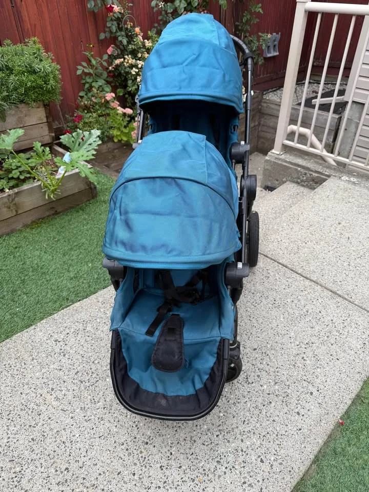 City Select Double Stroller by Baby Jogger in teal image indicator(9)