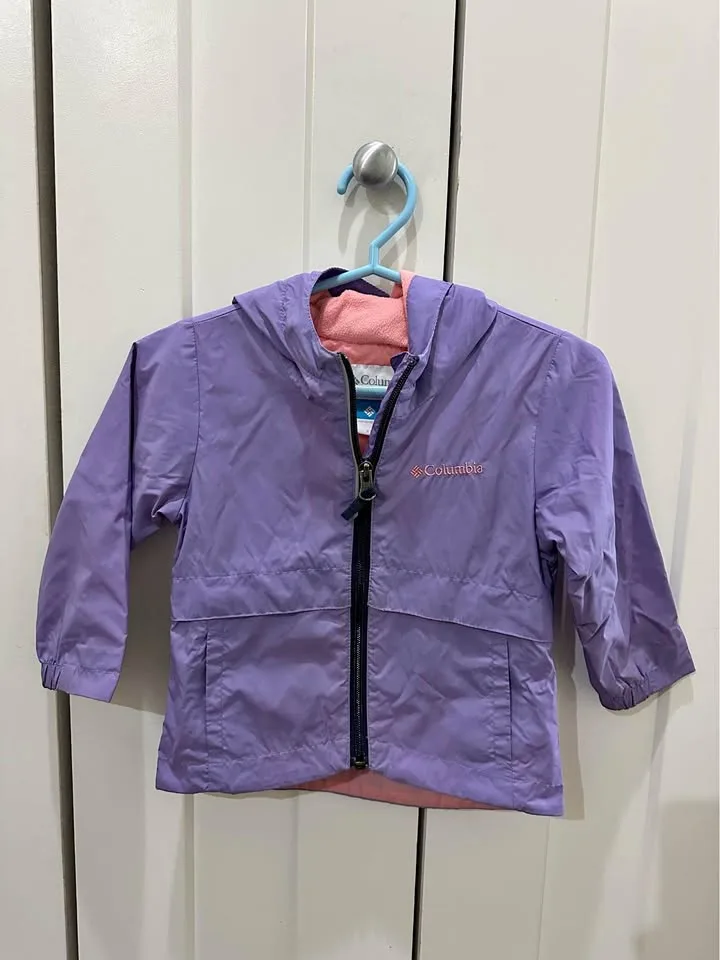 Columbia purple girls jacket size 2T thumbnail