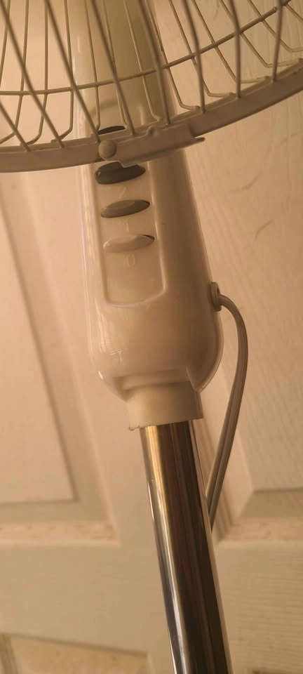 White Pedestal Fan - photo 2