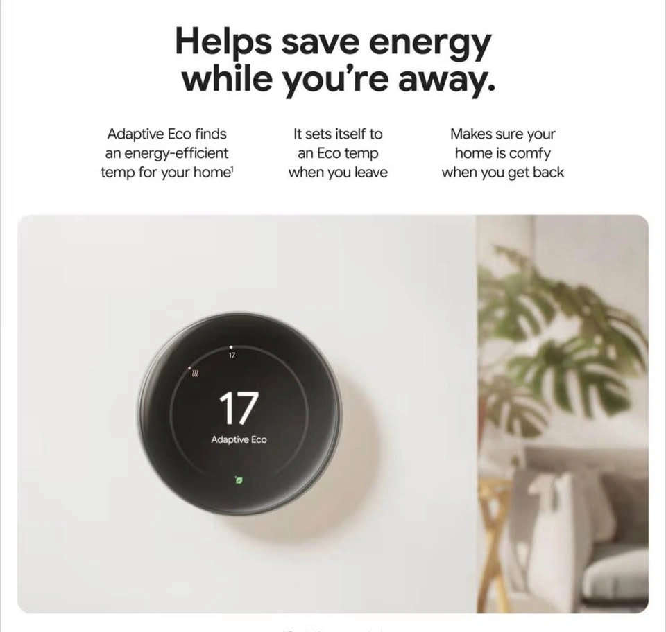 Google Nest Learning Thermostat (4th Gen) + Sensor - photo 3