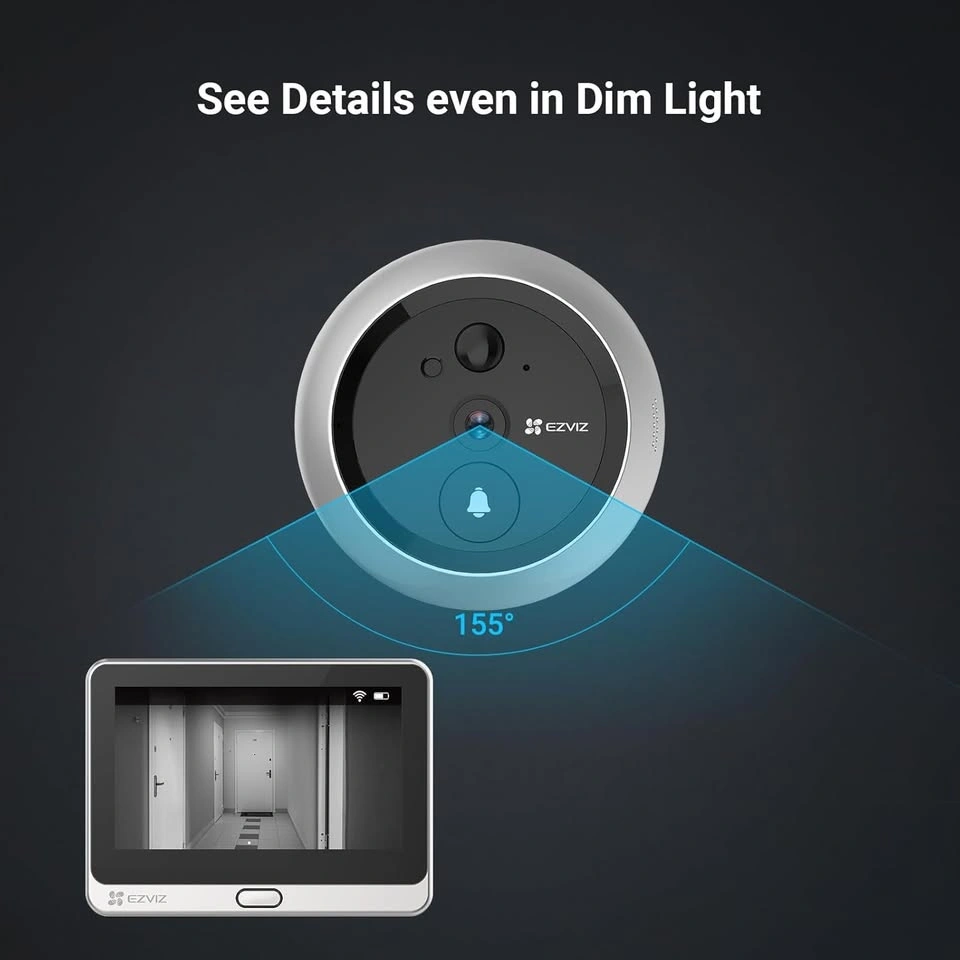 Brand New Sealed EZVIZ DP2C Smart Peephole Doorbell Camera - photo 2