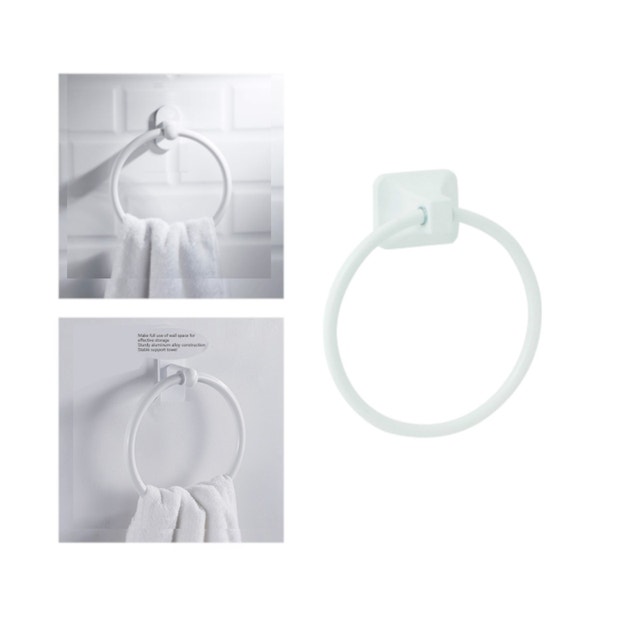 Franklin Brass Futura Towel Ring - White - photo 2