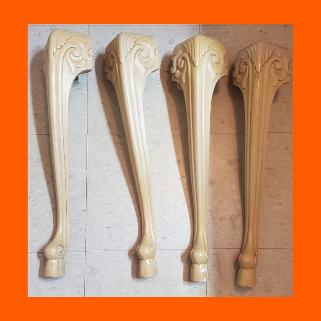 Wooden Table Legs (Set of 4) - 24 inch