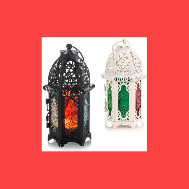 Moroccan Hanging Lantern Candle Holder for Romantic Atmosphere