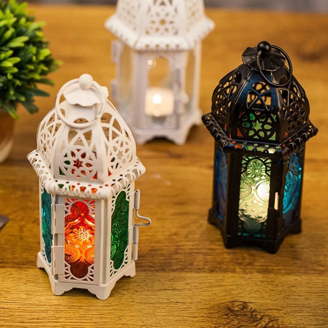 Moroccan Hanging Lantern Candle Holder for Romantic Atmosphere - photo 2