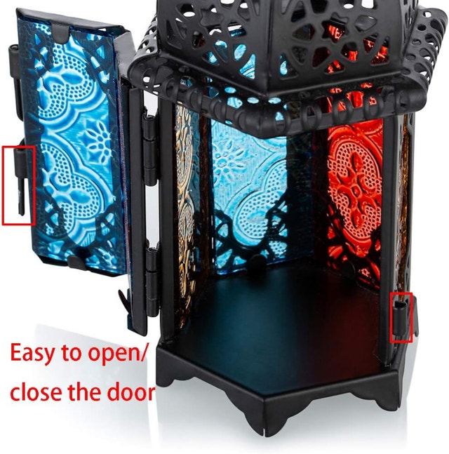 Moroccan Hanging Lantern Candle Holder for Romantic Atmosphere - photo 4