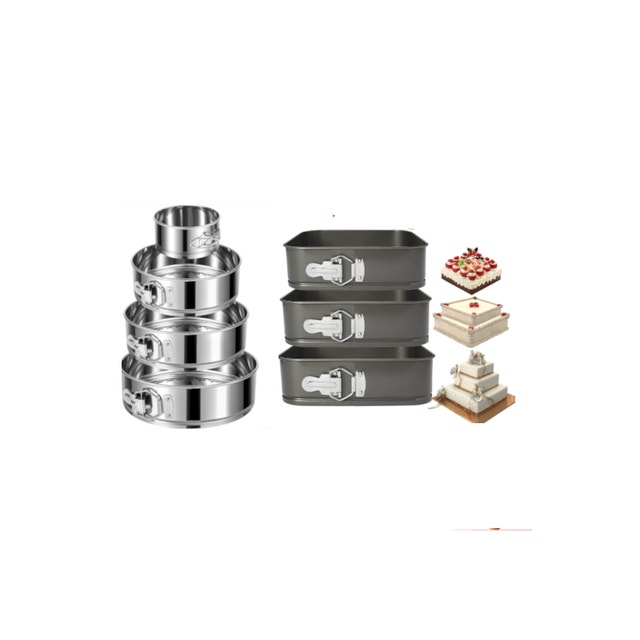Springform Pan Sets - Round & Square