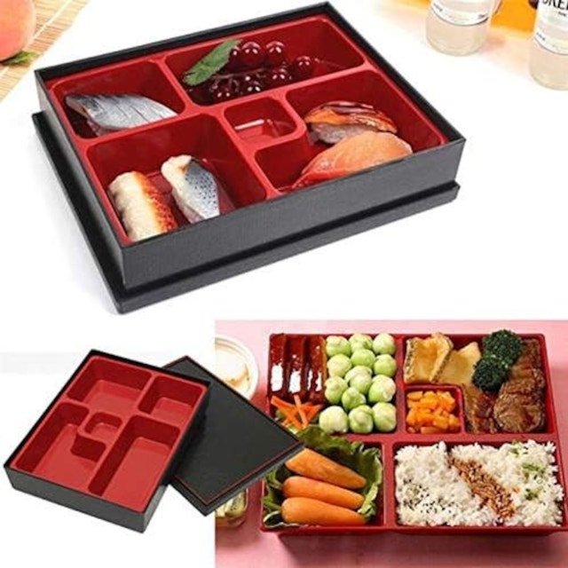 SECTIONAL TRAY - JAPANESE BENTO Lunch Box - LARGE - photo 2