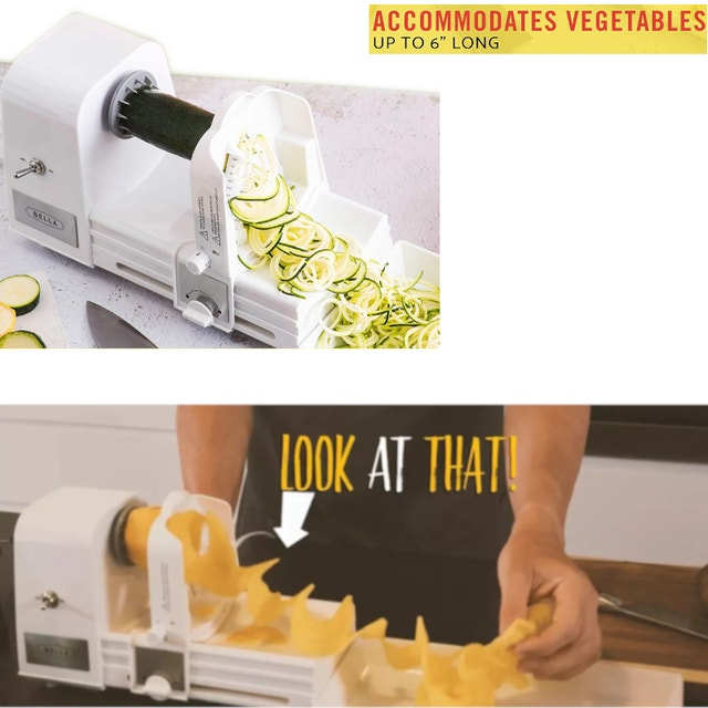 Automatic Spiralizer for Fruits, Vegetables, Cheese - photo 4