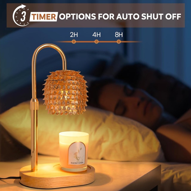 Candle Warmer Lamp with Timer, Dimmer & Adjustable Height - photo 5