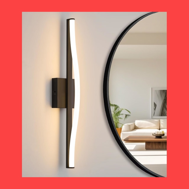 Modern Bathroom, Bedroom Light, Black Vanity Light 5CCT Dimmable