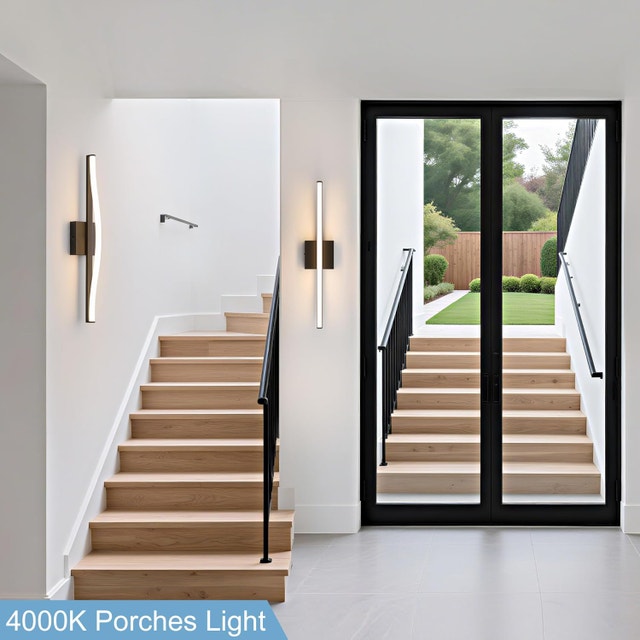 Modern Bathroom, Bedroom Light, Black Vanity Light 5CCT Dimmable - photo 5
