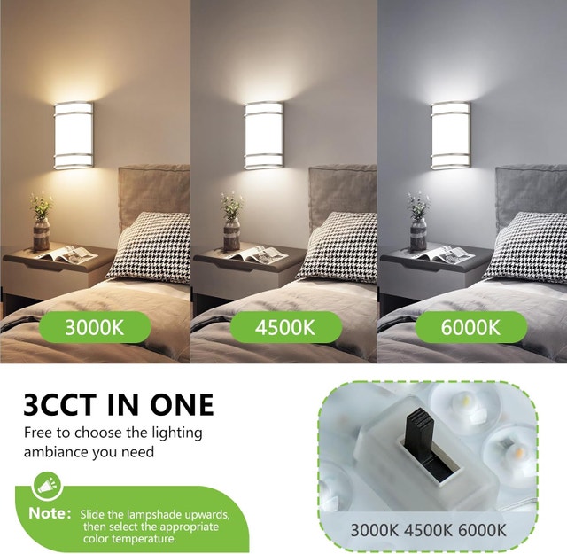 Adjustable Wall Sconce Light - 3000K/4500K/6000K - photo 2