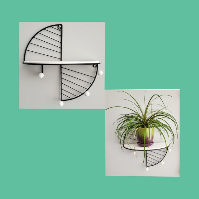 Plant Stand Floating Wall Shelf