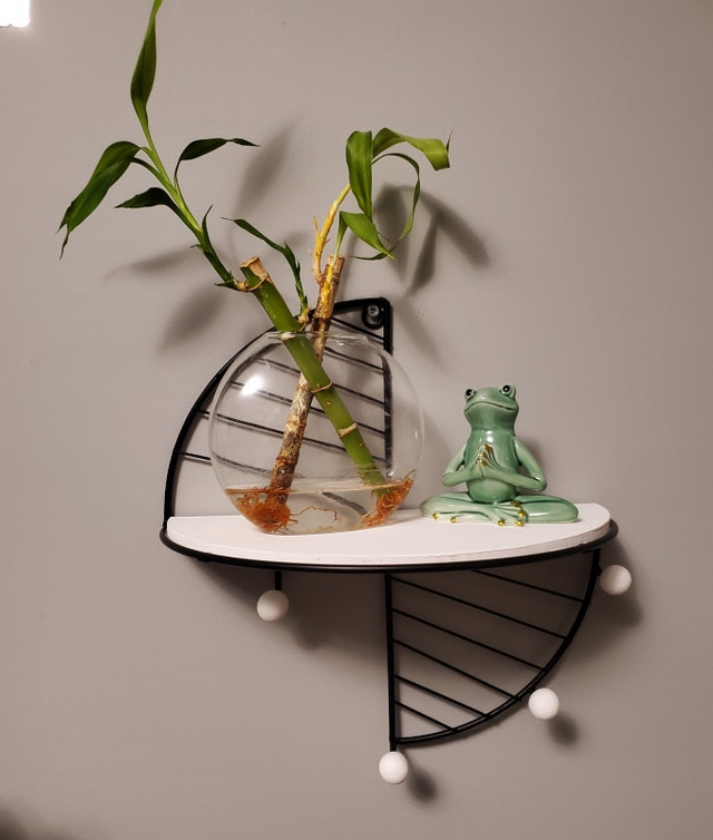 Plant Stand Floating Wall Shelf - photo 3