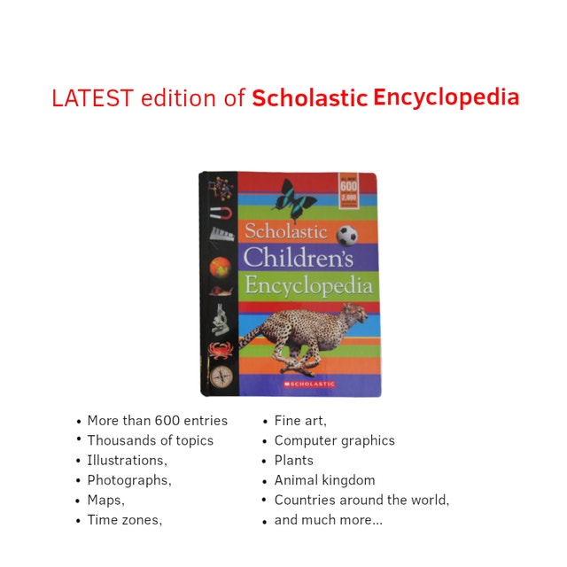 Children's Encyclopedia - Latest edition, NEW!