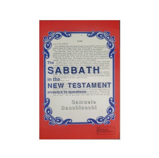 Sabbath in the New Testament - Christian book
