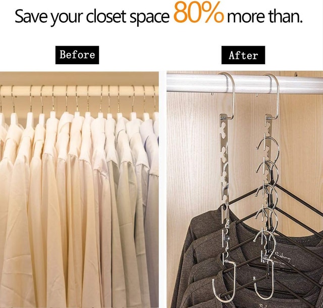 Steel MAGICAL HANGERS - Vertical & Horizontal hold - 8 Pack - photo 5