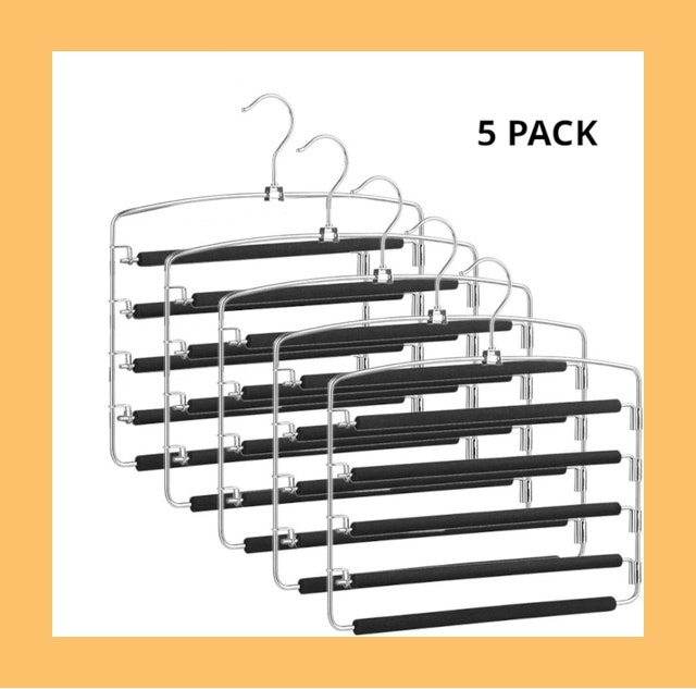 5 Layers Space Saving Hangers