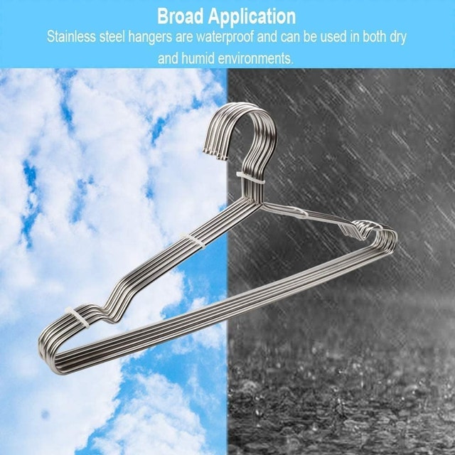 HEAVY DUTY Stainless Steel Coat Hangers - photo 2