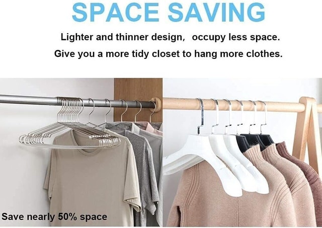 HEAVY DUTY Stainless Steel Coat Hangers - photo 3
