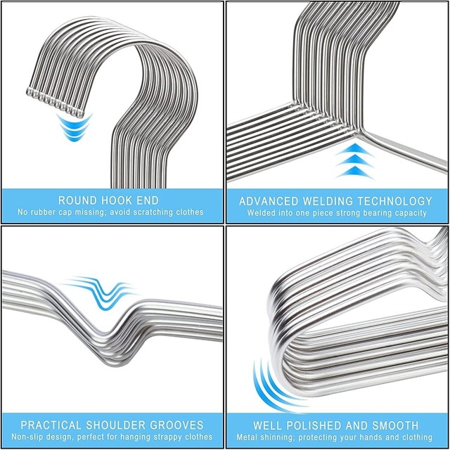 HEAVY DUTY Stainless Steel Coat Hangers - photo 4