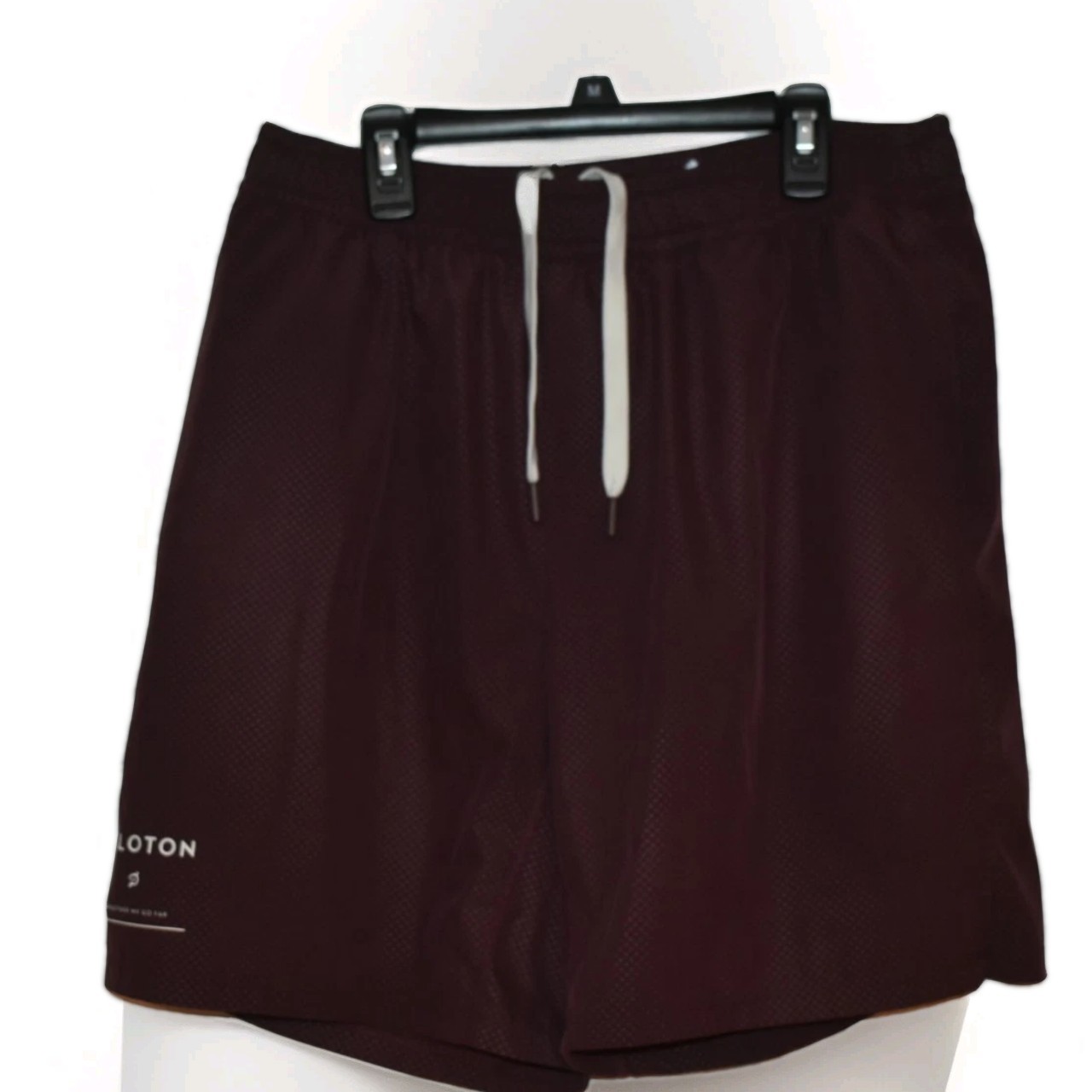 Peloton Men Burgundy Cycling Shorts SZ L
