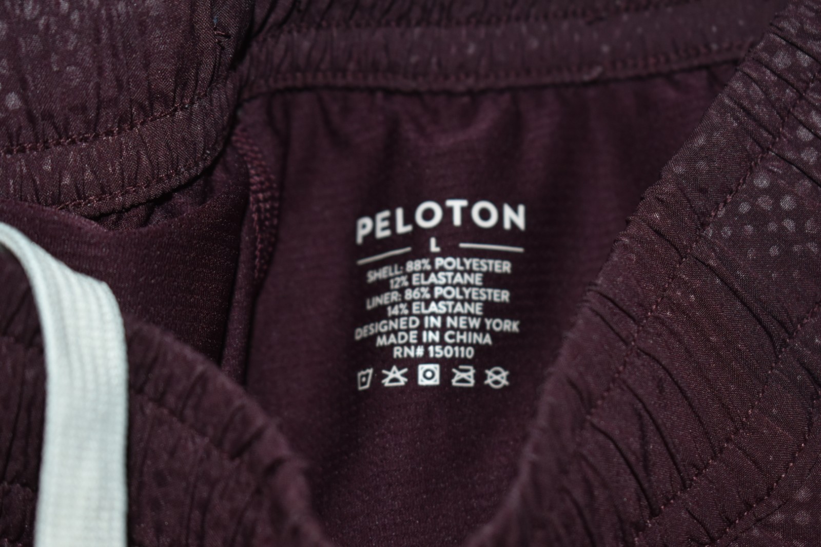 Peloton Men Burgundy Cycling Shorts SZ L - photo 4