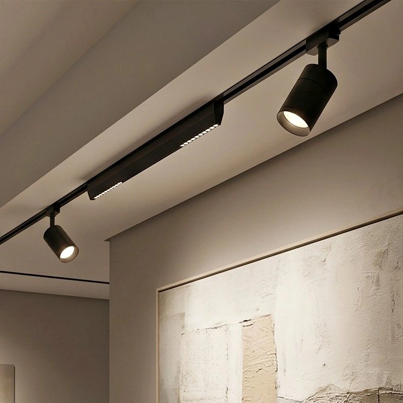 Modern Track Lighting Spotlight - White/Black $25.79