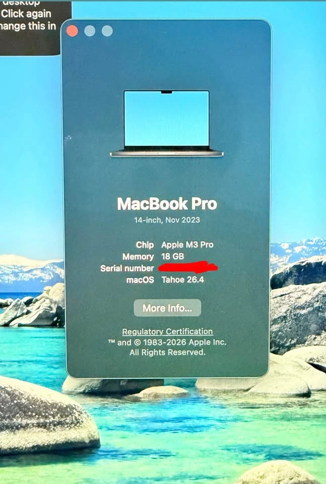 14” MacBook M3 Pro - photo 3