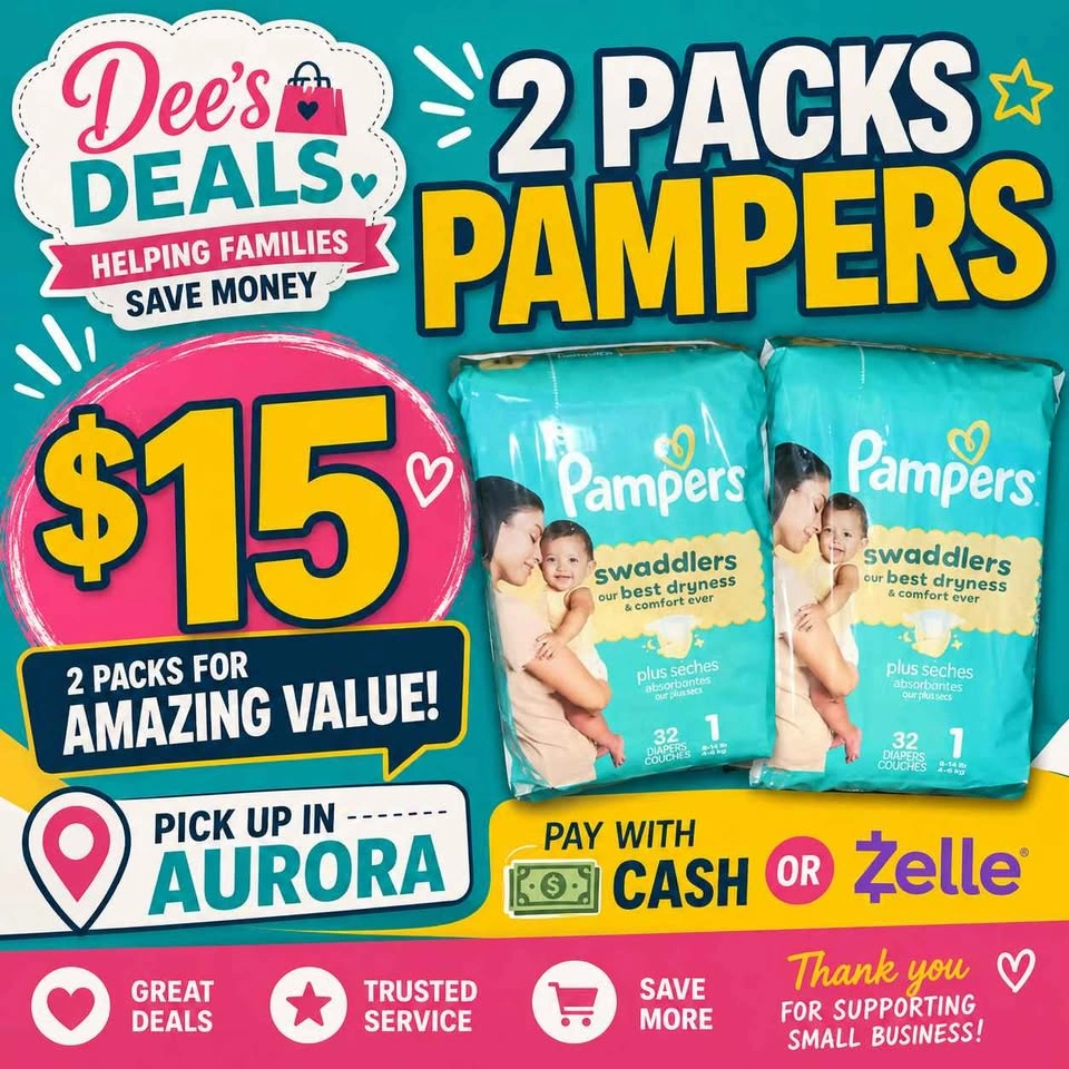 2 Packs Pampers for $15 - photo 2