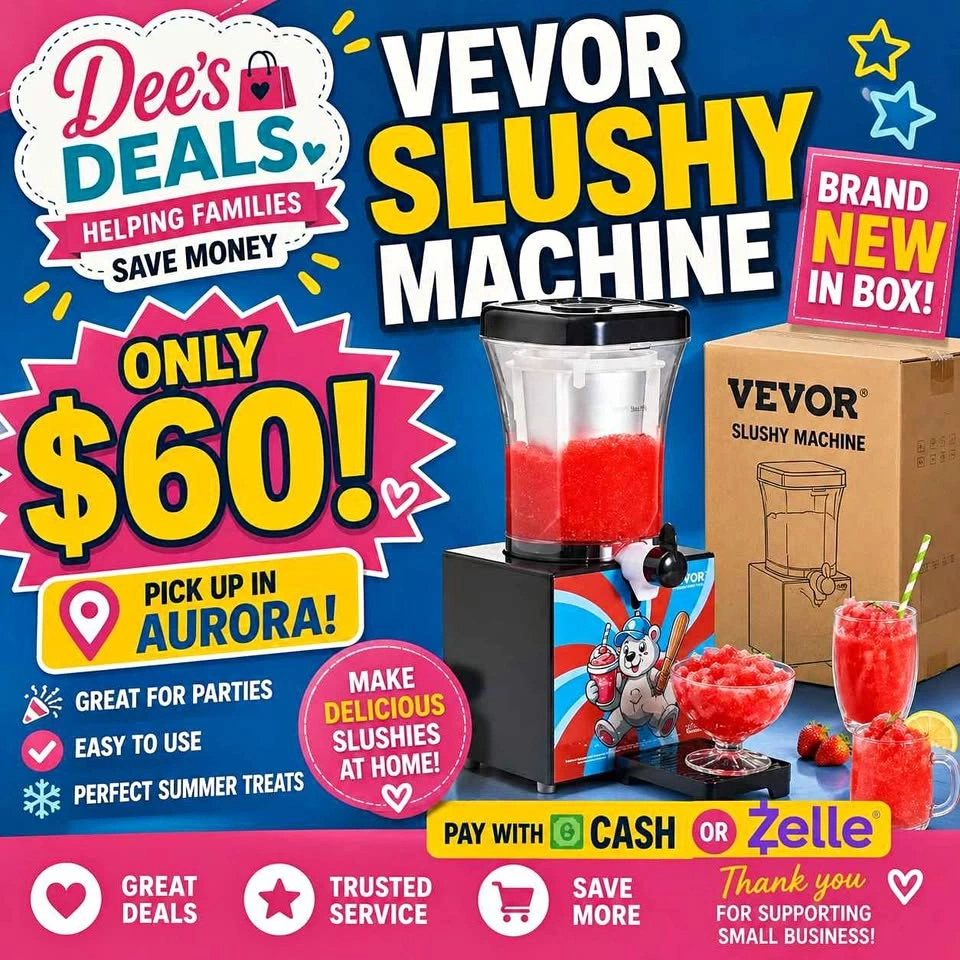 Vevor SLUSHY MACHINE BRAND NEW IN BOX ONLY $60