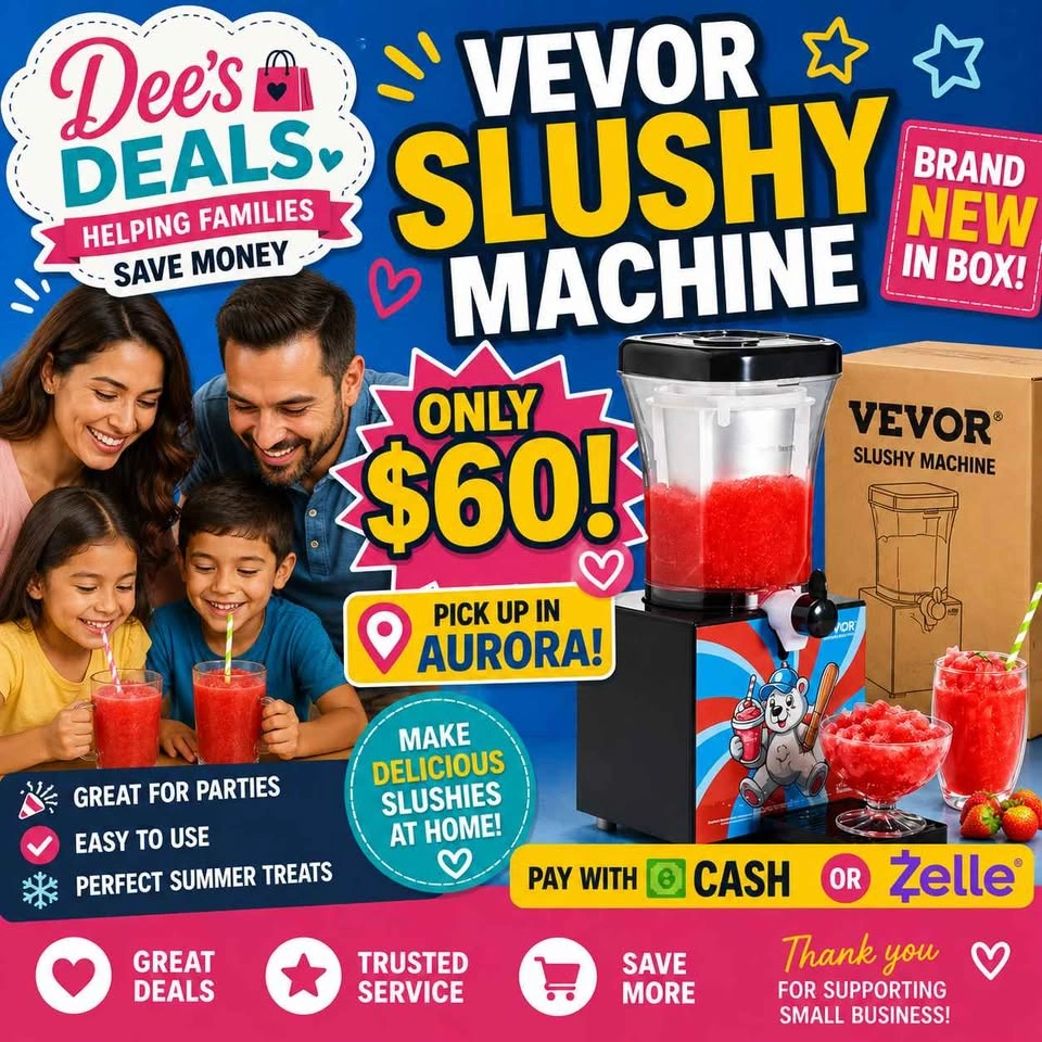Vevor SLUSHY MACHINE BRAND NEW IN BOX ONLY $60 - photo 3