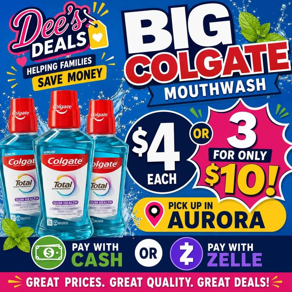 Colgate mouthwash $4 each or 3 for $10 - photo 2