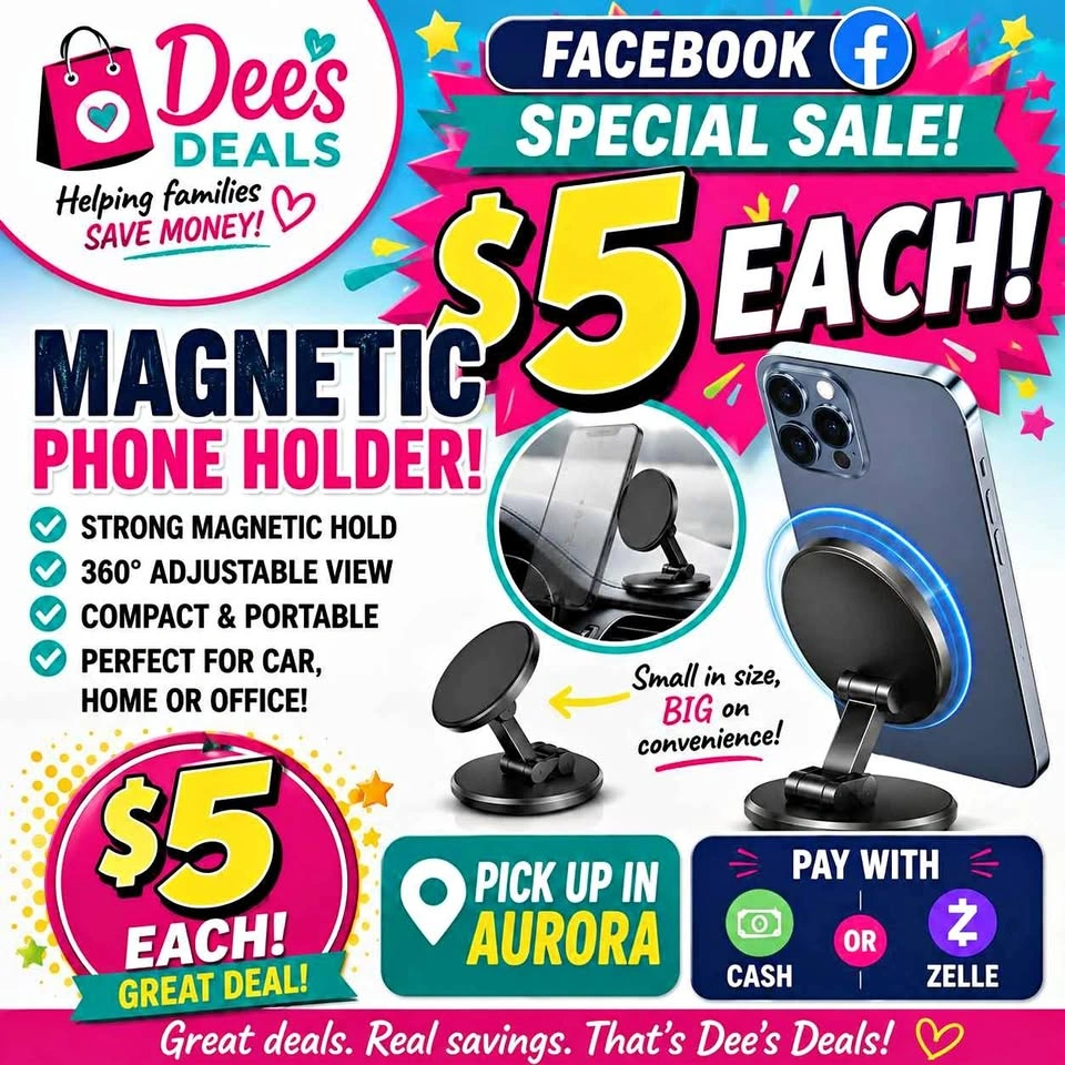 Magnetic Phone Holder $5