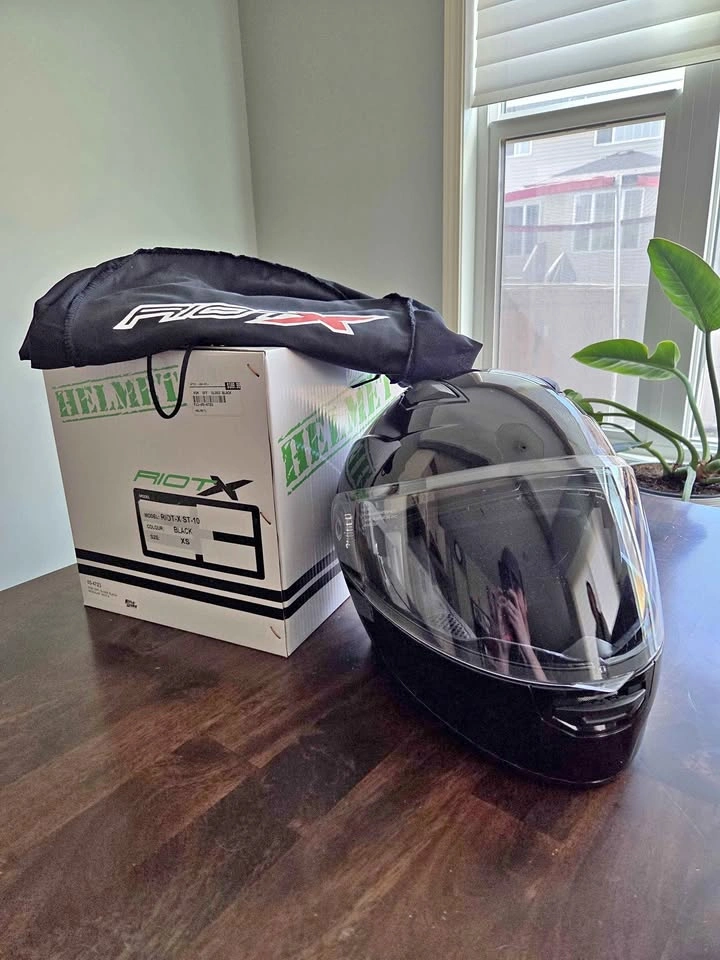 Riot-X ST-10 Modular Motorcycle Helmet - Size XS