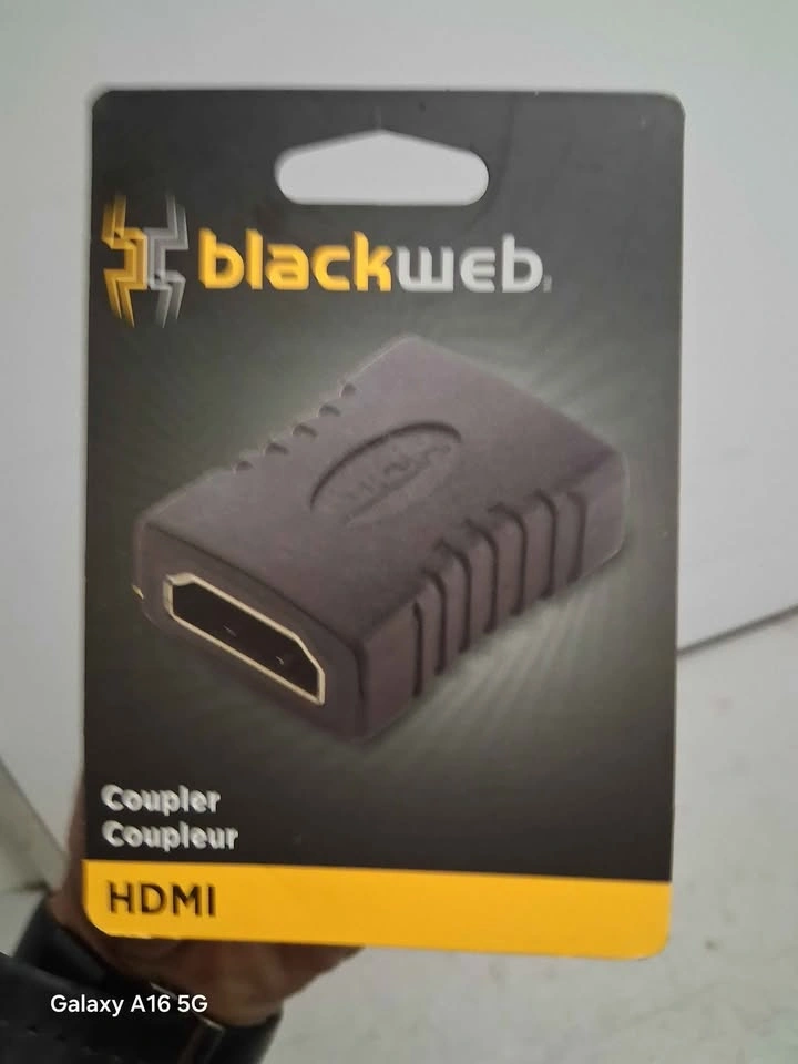 BlackWeb HDMI Coupler for connecting cables - photo 2