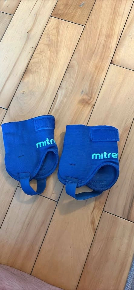 Soccer shin pads, socks
