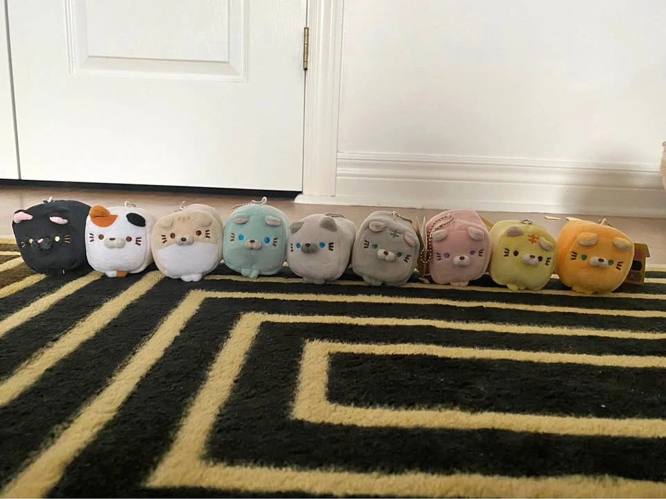 9 Little Cat Plushies from Japan