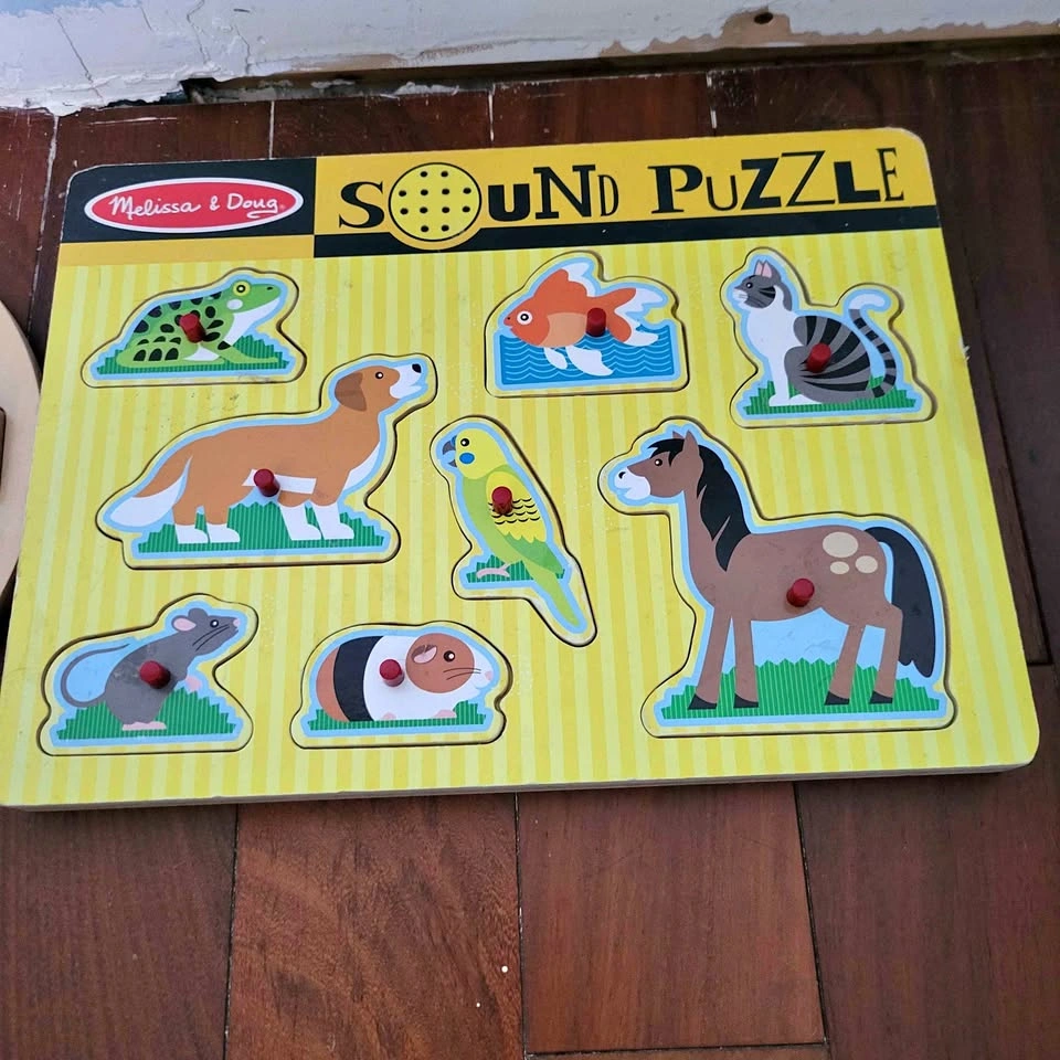 EEUC Melissa and Doug wooden puzzles