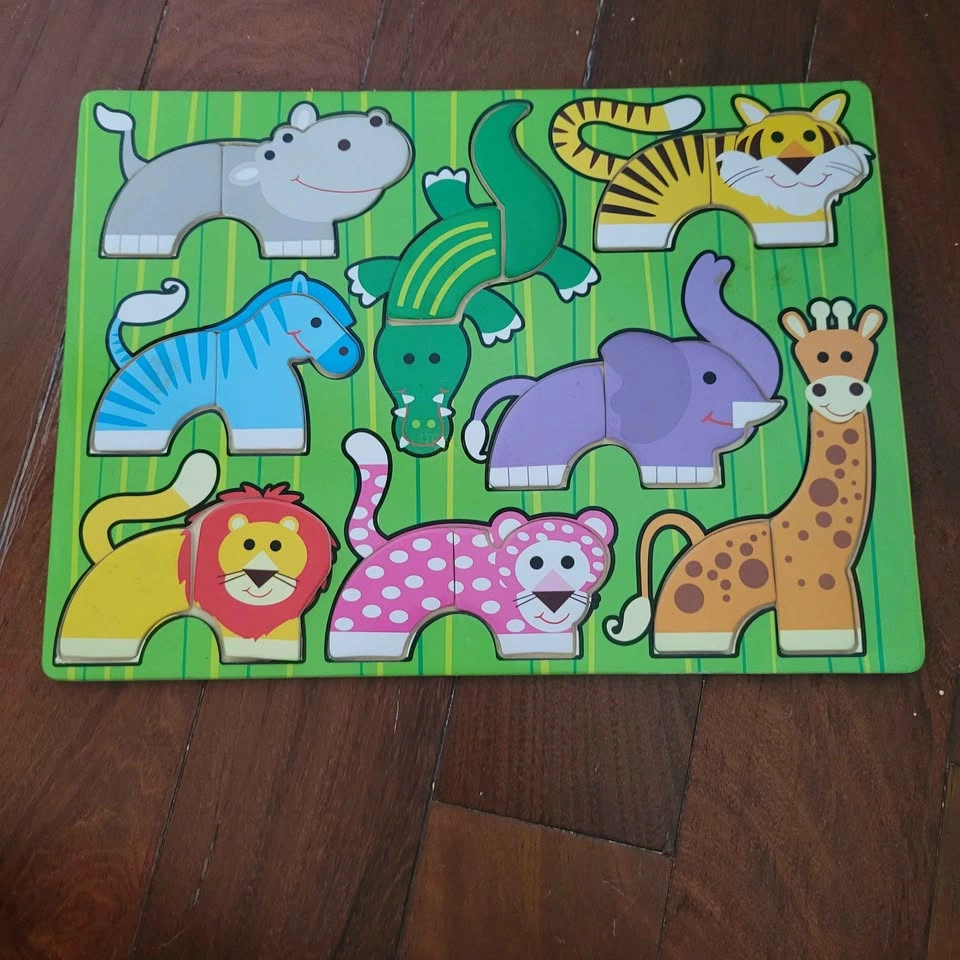 EEUC Melissa and Doug wooden puzzles - photo 3