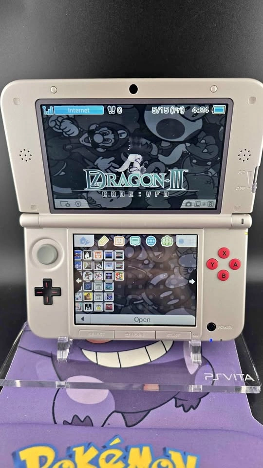 Nintendo 3DS XL NES Edition 128gb Modified