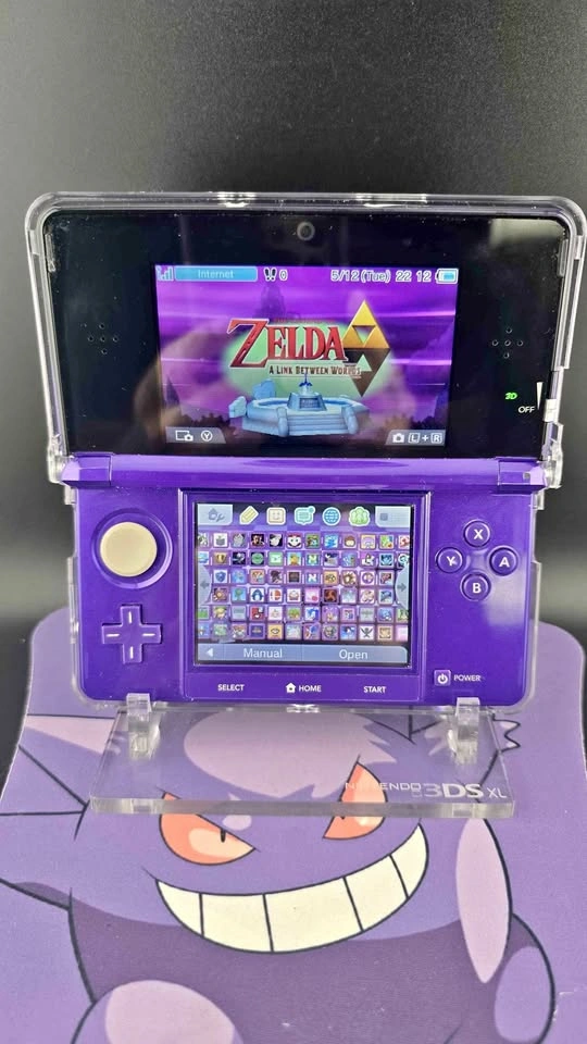 🔥🎮 Nintendo 3DS CLASSIC Purple Edition – Modified – 🎮🔥