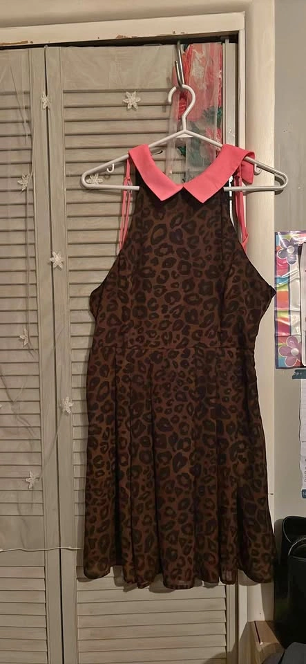 Nasty Gal Leopard Print Dress