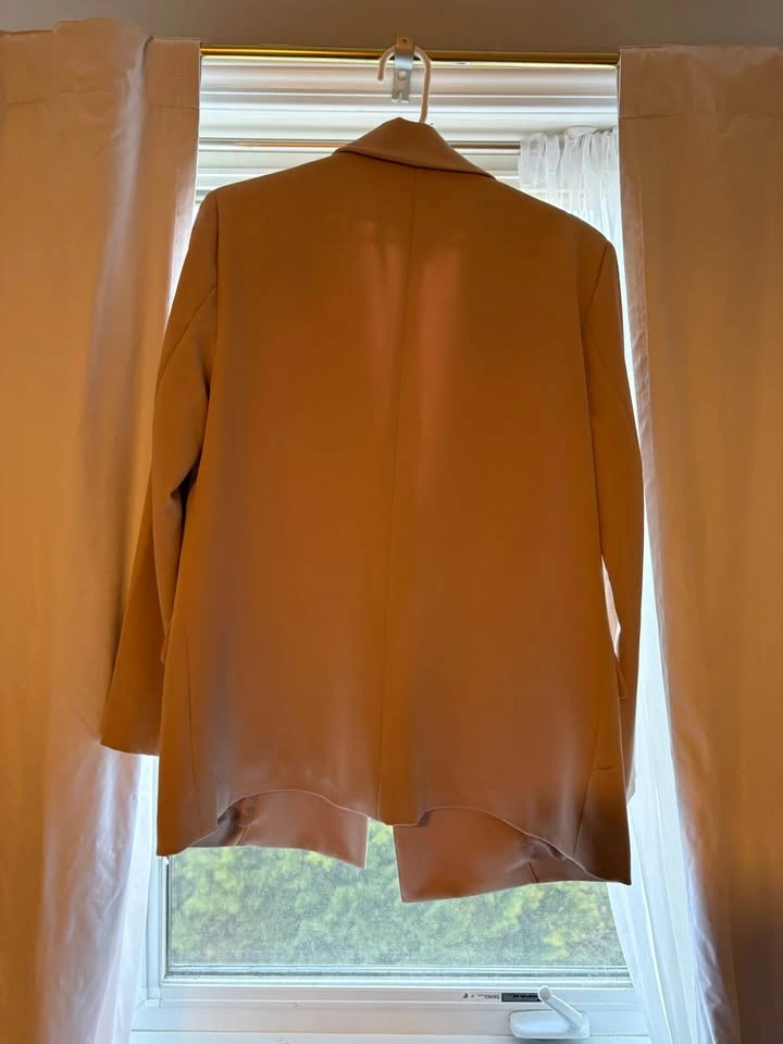 Beige (Sand) Oversized Blazer - Size Medium - photo 3