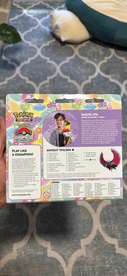 Pokemon TCG World Championships Deck Sakuya Ota Ancient Toolbox - photo 2